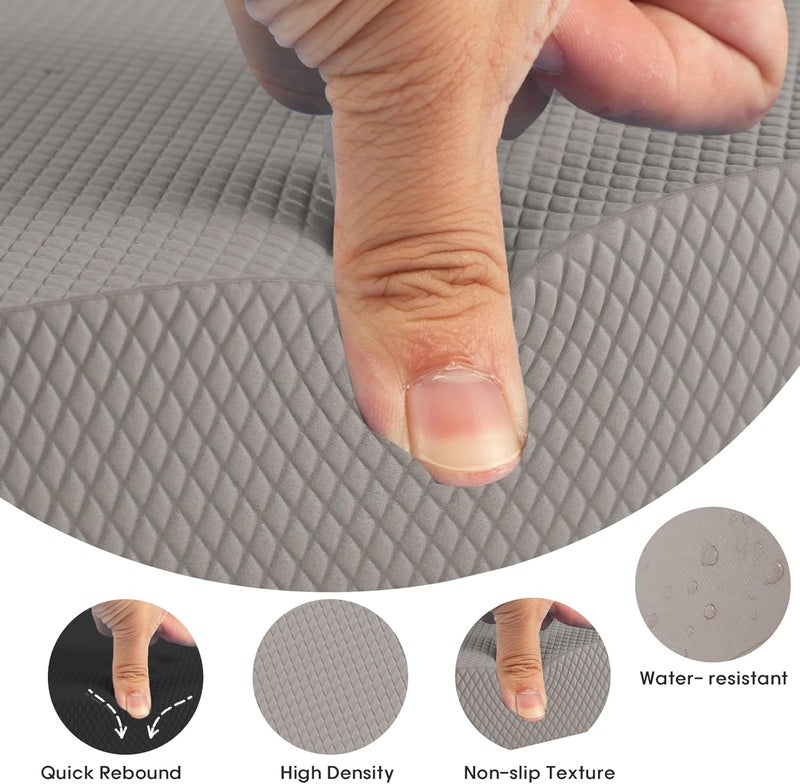 MBKHFLL Exercise Balance Pad，Balance Foam Mat for Physical Therapy Equipment & Strength Stability Training, Slip Resistant Foam Mat for Yoga, Pilates, Meditation，Gardening knee pads - Image 3